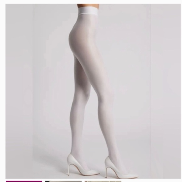 FP Free People High Heel Jungle Futuristic Mercury Tights Liquid Medium Large ML - Picture 8 of 8